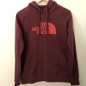 Maroon/Purple North Face Hoodie